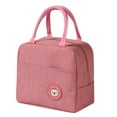 thumbnail image 1 of Lunch Boxes For Women, Insulated Lunch Bag For Women Compact Reusable Tote Cooler Bag Lunch Pail , Pink, 1 of 1