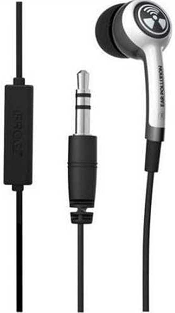 3 Pack iFrogz EarPollution Wired Earbuds with Inline Remote Control 3 Eartips