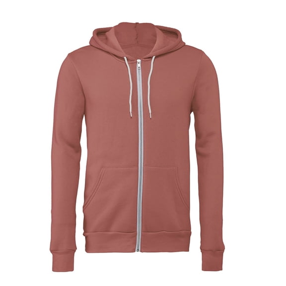 Bella   Canvas Adults  Full Zip Hoodie