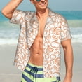 thumbnail image 4 of Uemuo Simple Fruit Printed Regular Fit Short Sleeve Casual Hawaiian Shirt for Men,Aloha shirt,Tropical shirt,Floral print shirt,Vacation Beach shirt-X-Large, 4 of 9