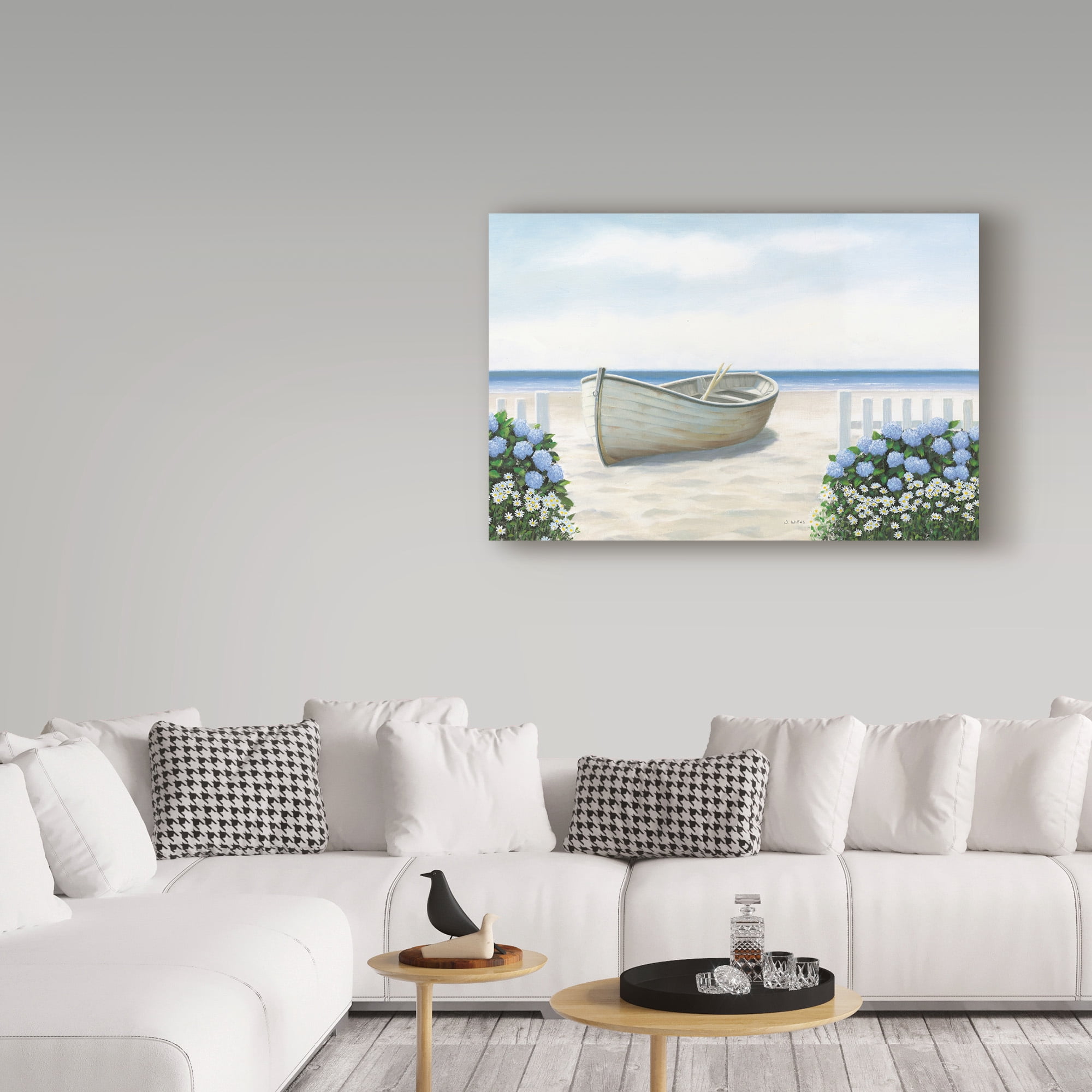 Trademark Fine Art 'Beach Days I' Canvas Art by James Wiens
