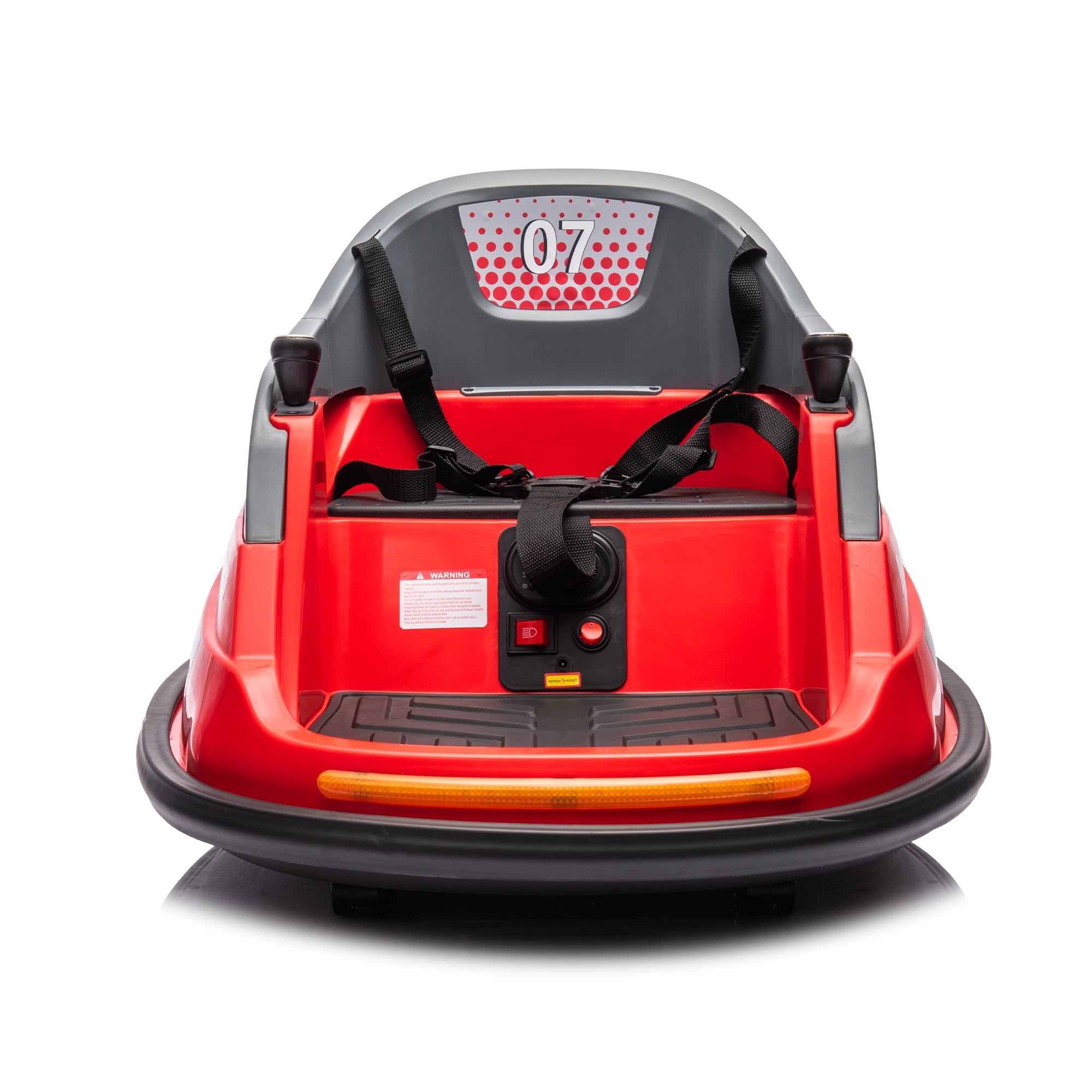 CIPACHO 12V Ride On Electric Bumper Car for Kids and Toddlers with Remote Control, LED Lights, Bluetooth, Baby Bumping Toy Cars Gifts for 18 Months, Red CIPACHO 12V Ride On Electric Bumper Car for Kids and Toddlers with Remote Control, LED Lights, Bluetooth, Baby Bumping Toy Cars Gifts for 18 Months, Red