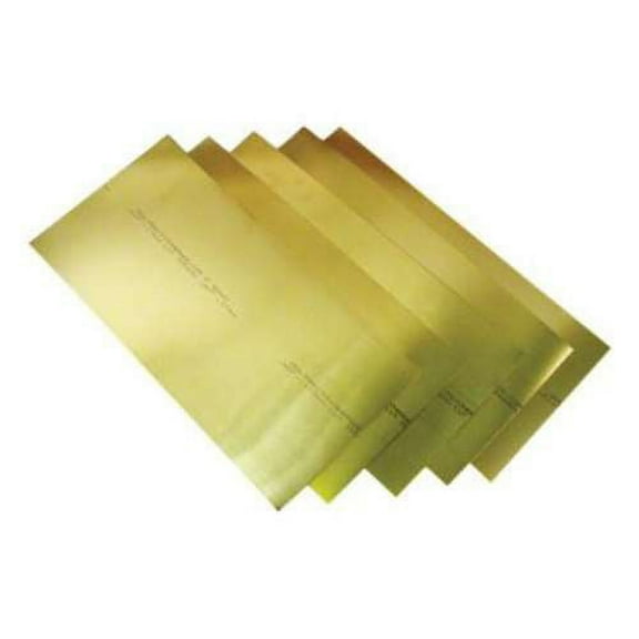 Precision Brand Brass Shim Stock Rolls, 0.1, Brass, 0.001" x 100" x 6" - 1 RL (605-17135)