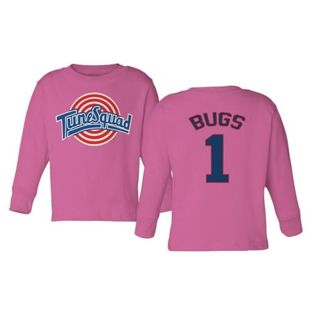 

Basketball Squad Movie #1 Funny Costume Halloween Toddler Long Sleeve T-Shirt (Pink 4T)