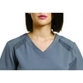 thumbnail image 4 of Fit by White Cross Women's V-Neck Mesh Contrast Solid Scrub Top, 4 of 4