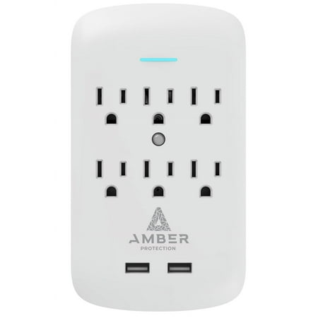 Amber Protection 6-OUTLET-SURGE Surge Protector (2024)