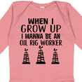 thumbnail image 4 of Inktastic Future Oil Rig Worker Boys or Girls Long Sleeve Baby Bodysuit, 4 of 5