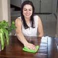 thumbnail image 6 of Eurow Microfiber Cleaning Towels Green with Black Trim 12 x 12in 350 GSM 50 Pack, 6 of 7