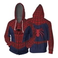 thumbnail image 5 of Spider Hero Hoodie Jacket, Superhero Zip Up Hoodie, Graphic Hooded Sweatshirt, Unisex Cosplay Jacket for Halloween Party, Costume Events & Streetwear, 5 of 5