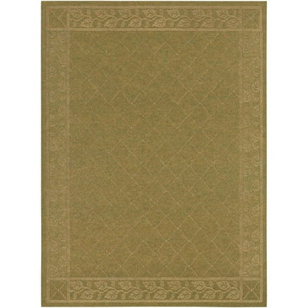 Garden Party Carriage House Indoor/Outdoor Rug, Limelight, 5'6" x 7'6"