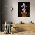 thumbnail image 3 of C. Thomas McNemar 31x44 Gallery Wrapped Canvas Wall Art Titled - Fleur de Lis I, 3 of 4