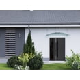 thumbnail image 2 of Front Exterior Prehung Steel Door / Ronex 0144 Grey / Side Exterior Window Sidelite / Entry Metal Modern Painted W36+16" x H80" Right hand Inswing, 2 of 5