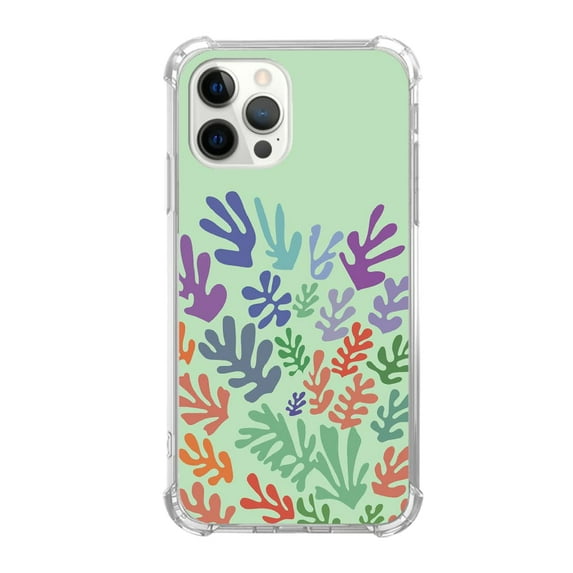 Matisse Flowers Case for iPhone 14 Pro,Aesthetic Art Design TPU Bumper Cover Case