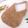 thumbnail image 2 of Bolso Hobo Playa Verano Hombro Ganchillo Suave Tejido Hueco para Mujeres, 2 of 9