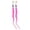 Pink, variant on FTsdfkl 2 PCS Fuzzy Worm Cat Toy,Interactive Cats Wand Attachments Accessories,Colorful Cat Feather Toy Attachments Replacements, for Indoor Cats Kitten