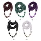 thumbnail image 4 of Guardurnaity Collar de bufanda con colgante multiusos, collar de bufanda con colgante de cuentas versátil y moderno, fácil de llevar Ropa, zapatos y accesorios Miscelánea negro, 4 of 6