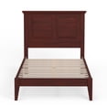 thumbnail image 3 of Cottage Style Solid Wood Platform Bed in Twin - Classic Cherry, 3 of 9