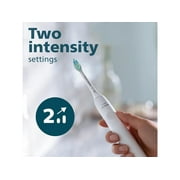 Philips Sonicare 4100 Power Toothbrush, Rechargeable Electric Toothbrush with Pressure Sensor, White (HX3681/23)