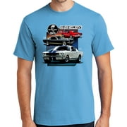 Buy Cool Shirts Various Ford Shelby Cars Cotton T-shirt, 2XL Aquatic Blue