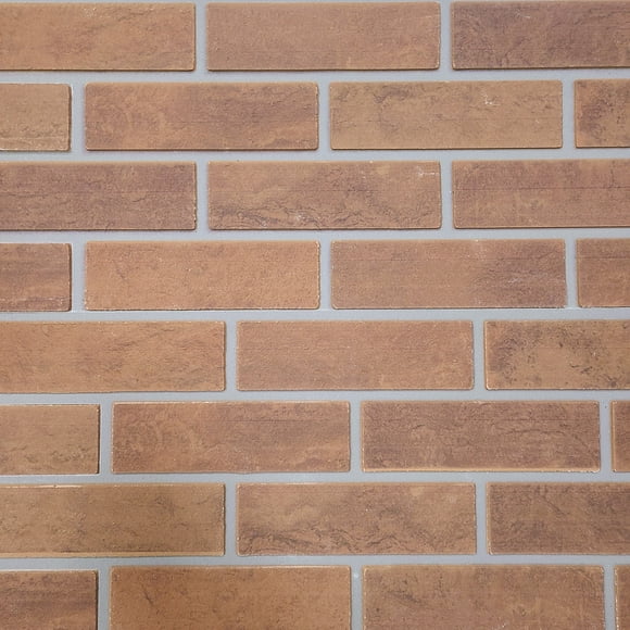 Glue-up 3D Faux Brick Wall Panels - the Ultimate Solution for Achieving Desired Brick Aesthetic Effortlessly, Pack of 4.