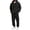 AX24-Black, variant on Track Suits For Men 2 Piece Hoodies With Sweatpants Sets Casual Running Jogging Sport Suit Sets Work Out Gym Clothing Red M