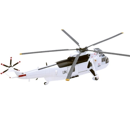 GUYUTING UK Royal Navy Sea King HC 4 Helicopter Diecast Model 1/72 Scale Peacekeeping Force Collection Display Gift