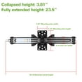 thumbnail image 4 of WEIZE 6500 lbs Camper Stabilizer RV Trailer Scissor Jacks 24 inch Leveling Jacks Heavy Duty Stabilizing Supports Set of 4 with Crank Handle, 4 of 6
