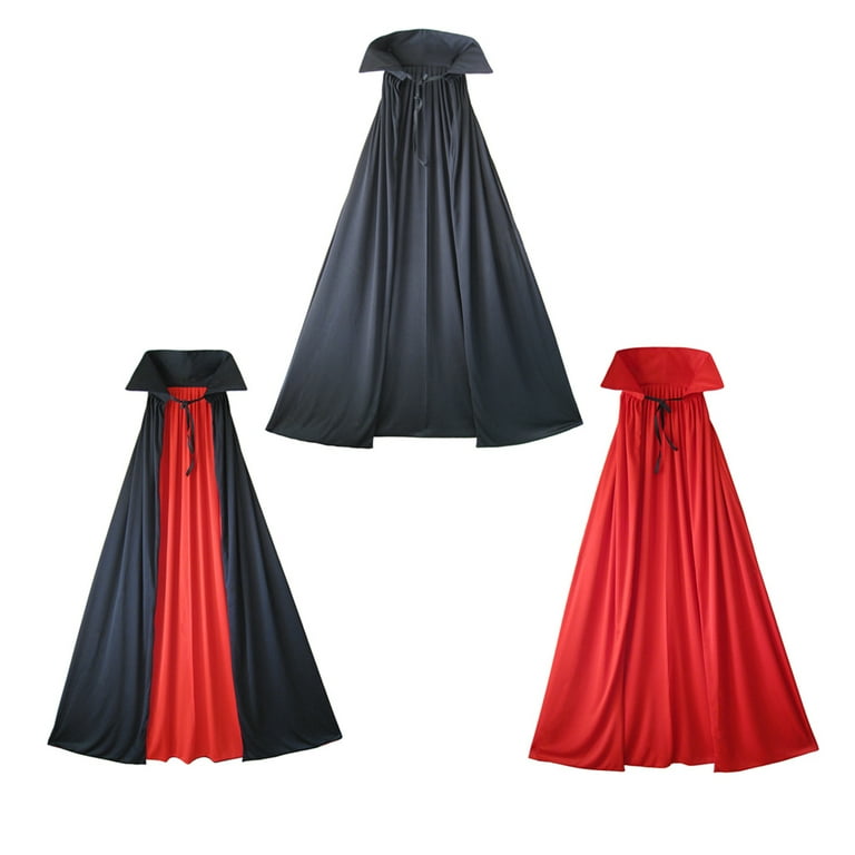 Deluxe Velvet Cape w/ Red Satin Lining