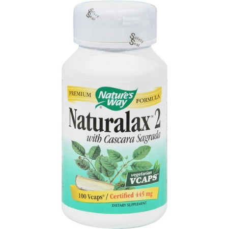 Nature's Way Naturalax 2 Vegetarian Capsules, 100 CT
