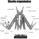 thumbnail image 3 of 28 en 1 Navaja Multiherramientas de Acero Inoxidable, Juego de Cuchillos de Alicates de Herramientas con Funda,destornillres, destornillres, abridor de botellas(negro), 3 of 3