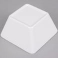 thumbnail image 2 of American Metalcraft MELSQ53 Endurance Melamine 5" Square Bowl, 23-Ounce, White, 2 of 3