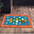thumbnail image 5 of Hopscotch Rugs, Alphabet Rugs, Kids Rug, Non Slip Rug, Cool Rug, Area Rug, 3D Printed Rug, Non-Slip Carpet, Saloon Rug, Bedroom Soft Rug, 5.9'x9.2' - 180x280 cm, 5 of 8