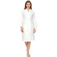 thumbnail image 1 of TowelSelections Women's Waffle Bathrobe 100% Cotton Soft Kimono Spa Bath Robe X-Small/Small White, 1 of 6