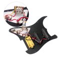 thumbnail image 3 of Placa de selección SSH de 3 capas prealambrado cargado de Pickguard Humbucker Pastillas Conjunto de Strat ST de la guitarra eléctrica Negro Perla Maboto Placa de selección, 3 of 6