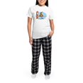 thumbnail image 5 of CafePress - Wirehair Dachshund Lover Women's Light Pajamas - Women's Short Sleeve Print T-Shirt and Pants Light Cotton Pajama Set, 5 of 7
