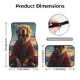 thumbnail image 5 of Honeii Meditating Golden Retriever Print Car Foot Mat Four-Piece Set - Front & Rear Universal Car Floor Mats for SUVs, Trucks, Sedans, 5 of 7