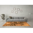 thumbnail image 3 of Ahgly Company Indoor Square Oriental Orange Industrial Area Rugs, 3' Square, 3 of 4