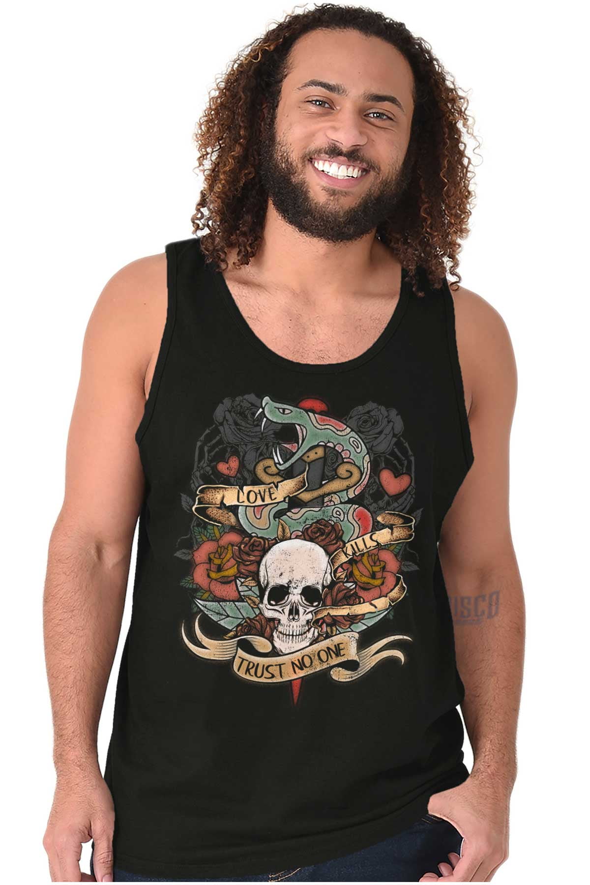 plus size skull tank tops