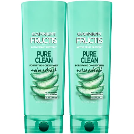 Garnier Hair Care Fructis Pure Clean Conditioner, 12 Fluid Ounce (Packaging May Vary), 2 Count