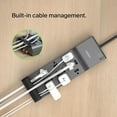 thumbnail image 4 of Belkin Surge Protector Power Strip w/ 12 AC Outlets & 8ft Long Flat Plug, UL-listed Heavy-Duty Extension Cord for Home, Office, Travel, Computer, Laptop, Phone Charger - 3,940 Joules of Protection, 4 of 7