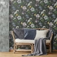 thumbnail image 3 of Fine Décor Sierra Black Floral Wallpaper, 20.5-in by 33-ft, 56.38 sq. ft., 3 of 4
