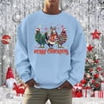 thumbnail image 2 of Chandail à Capuche Mode pour Hommes Logo de Vacances de Noël Automne Imprimé Chandail Décontracté Confortable, 2 of 4