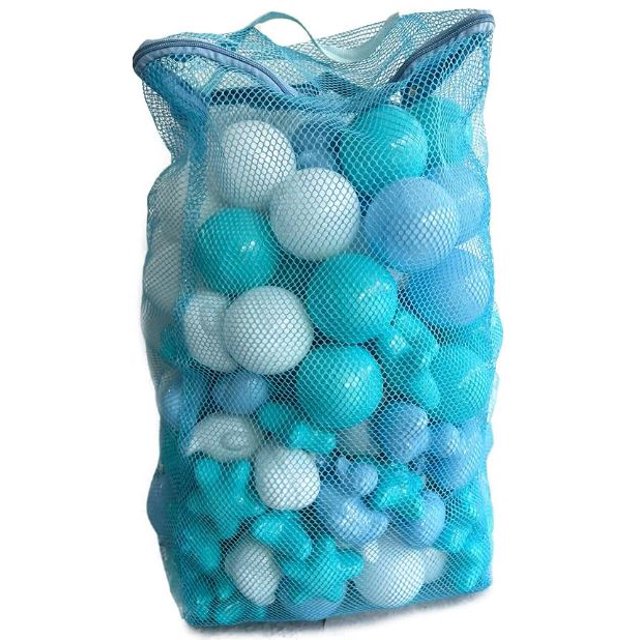 Maletín de Tela con 150 piezas de Pelotas y Flotante