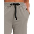 thumbnail image 6 of Cadmus Women's 15'' Long Bermuda Shorts Below The Knee Capri Sweatpants Loose Comfy Athletic Shorts with Pockets,Khaki White,XX-Large, 6 of 7