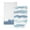 Pattern With Blue Waves Simple Waves, variant on 2-Pack Soft 100% Cotton & Highly Absorbent Bath Towel 2 Defferent Pattern Designs Blue Bunting Flag Cuttie Sun Clipart