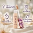 thumbnail image 4 of Tarte Shape Tape Full Coverage Matte Concealer, 16N Fair-Light Neutral Shade, Long-Wear Makeup, 0.33 fl oz, 4 of 8