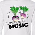 thumbnail image 4 of Inktastic Turnip the Music Partying Vegetables Long Sleeve Youth T-Shirt, 4 of 5