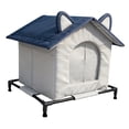 thumbnail image 4 of Casa para gatos callejeros al libre, resistente a intemperie, versátil, impermeable, suministros para mascotas, refugio para gatos salvajes, Grande, 4 of 10