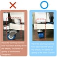 Movable Washing Machine Base with 4 Wheels Adjustable Furniture Dollies