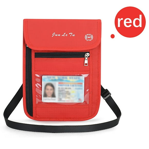 Bolso de hombro a la moda, documentos de viaje, bolso para colgar en el cuello, bolso para teléfono móvil Wmkox8yii jkg4735